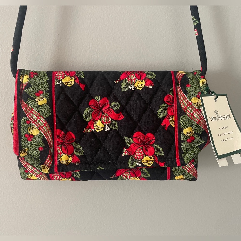Vintage Vera Bradley Strap Wallet “Hens-n-Holly”